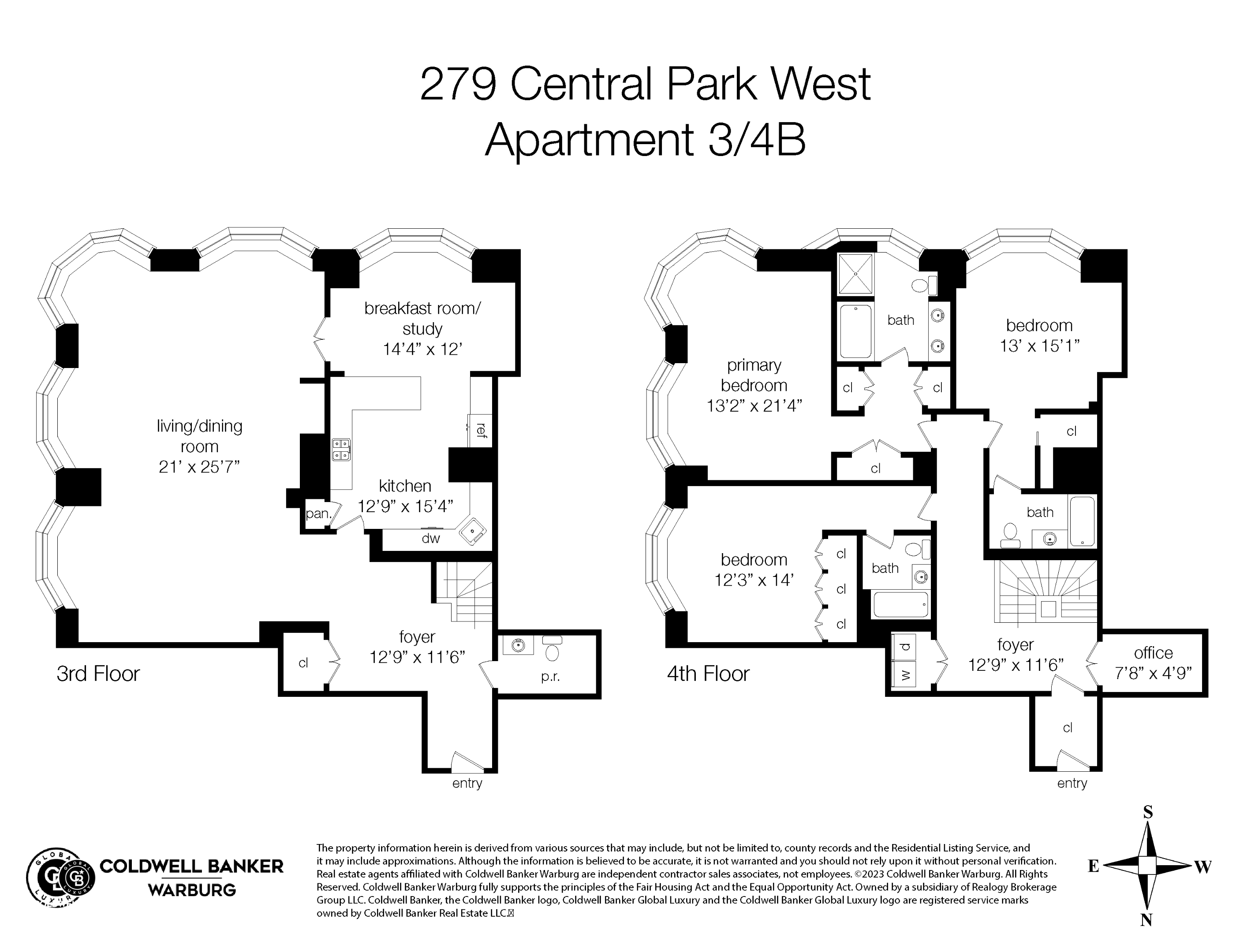 279 Central Park W 3/4B