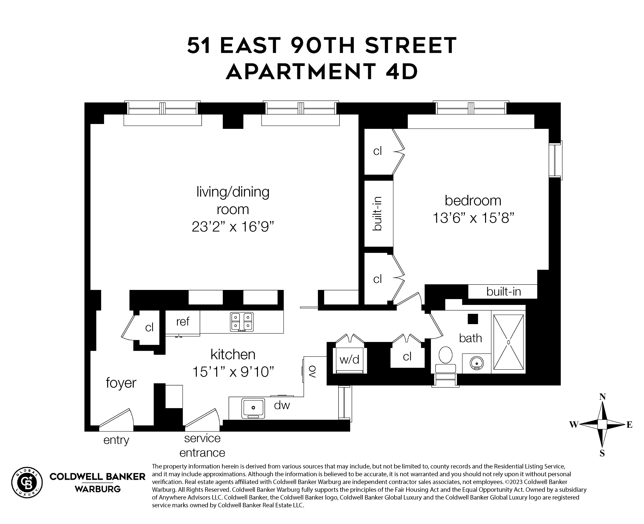 51 E 90th Street 4D