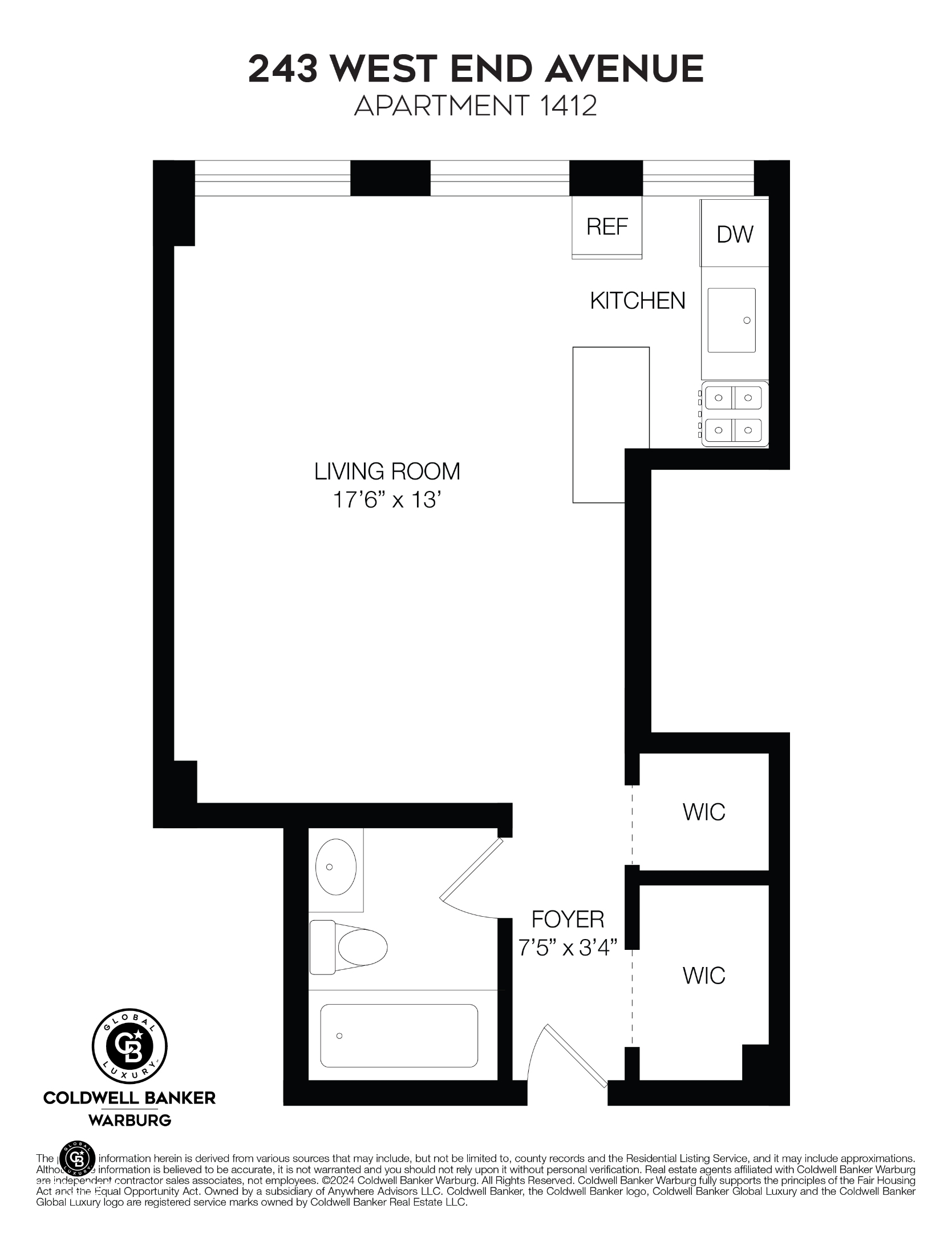 243 W End Avenue 1412