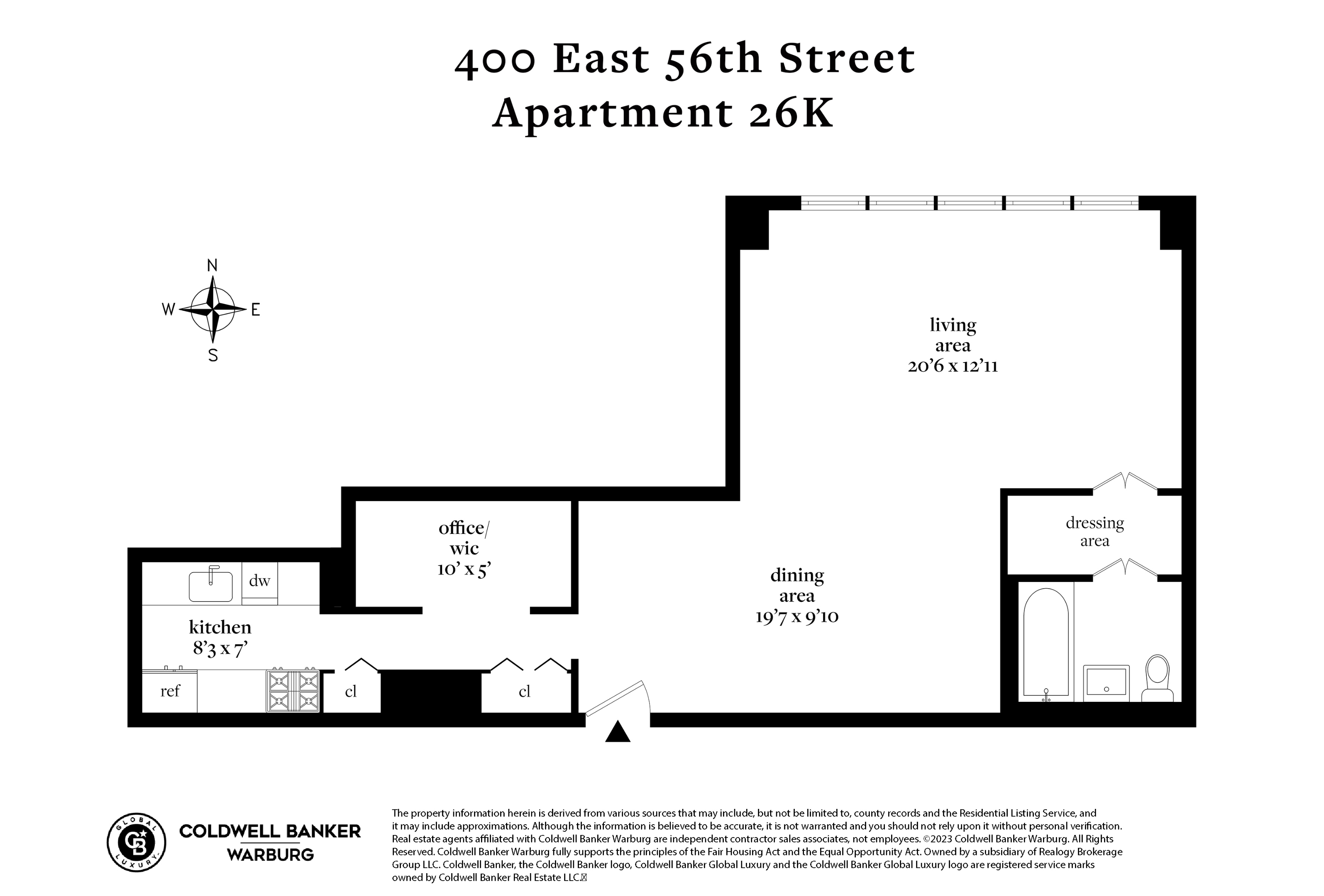 400 E 56th Street 26K