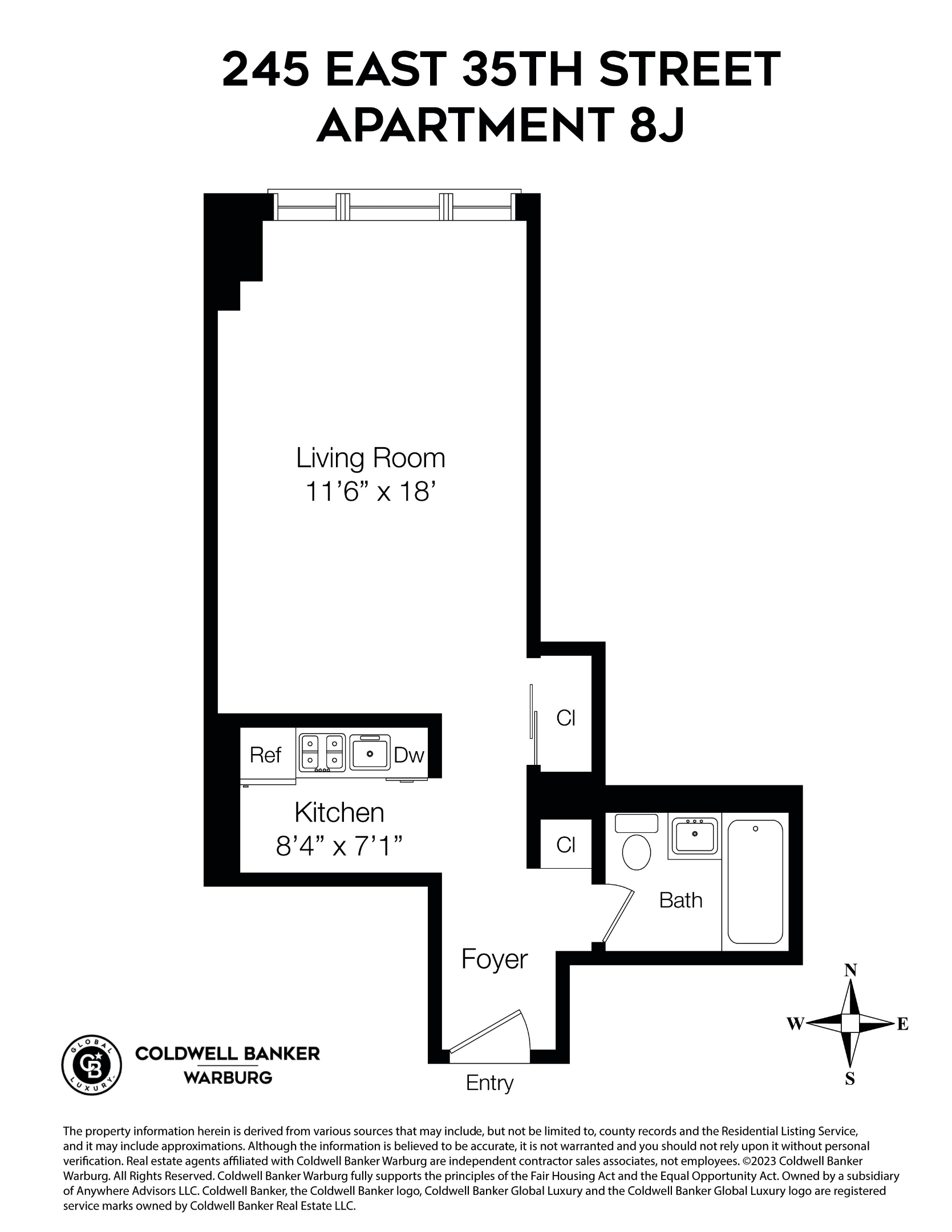 245 E 35TH Street 8J
