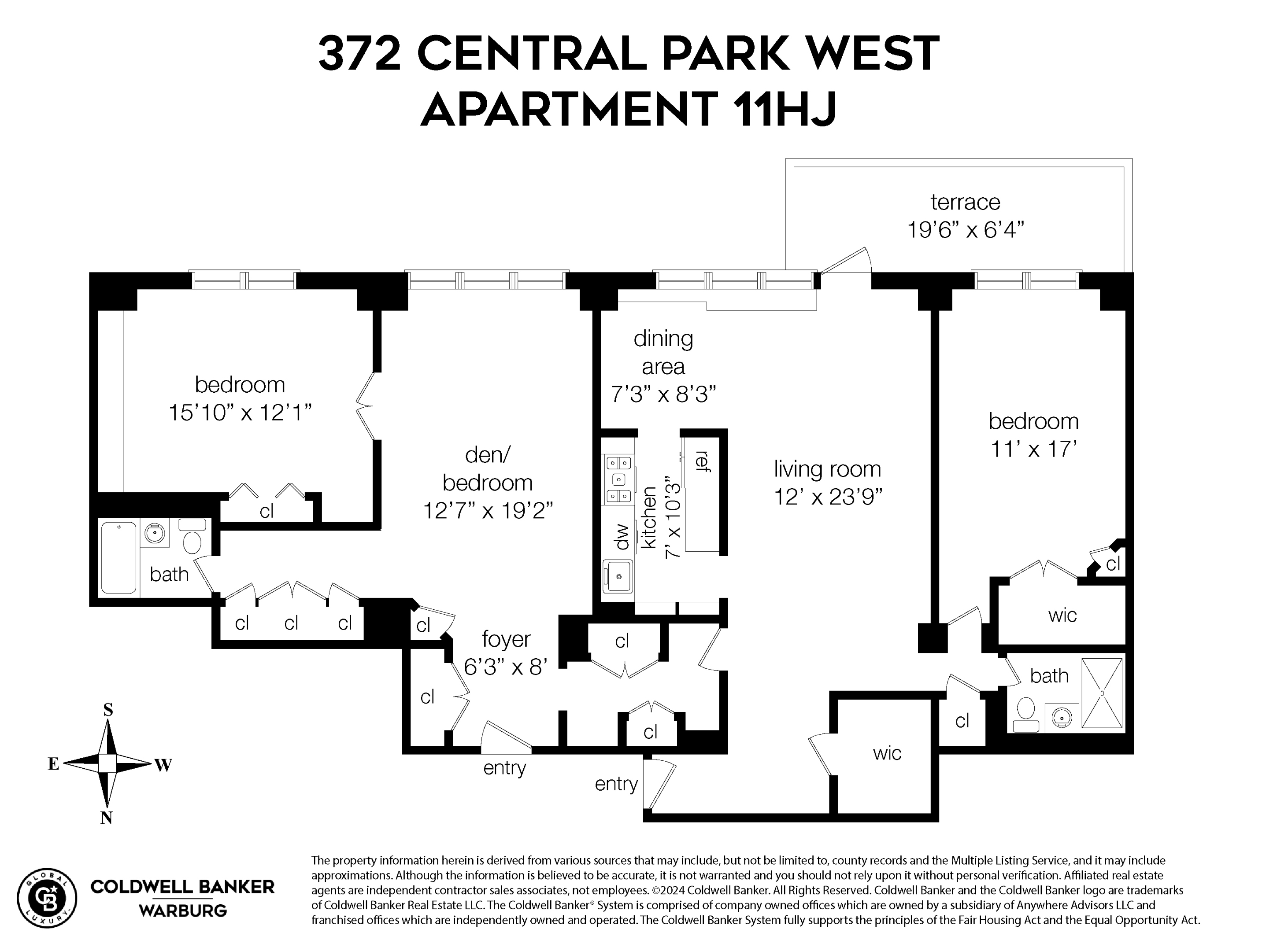372 CENTRAL Park W 11HJ