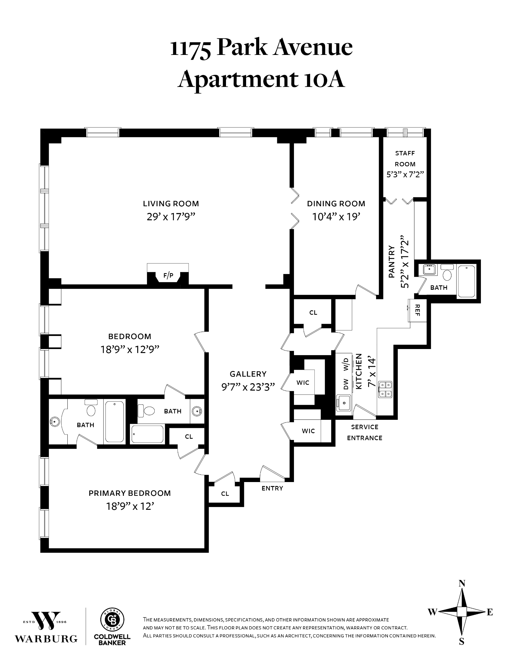 1175 PARK Avenue 10A1