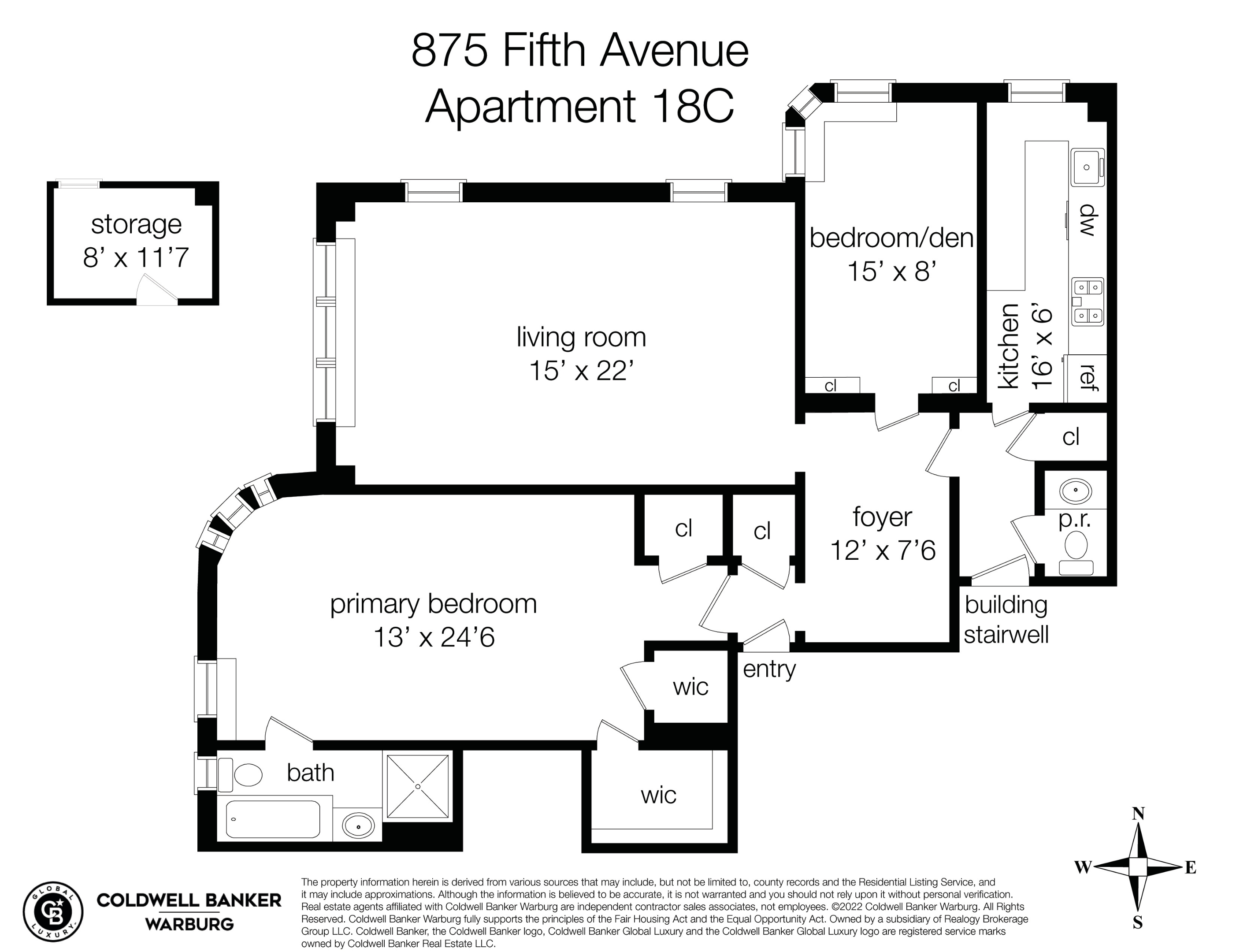 875 5TH Avenue 18C