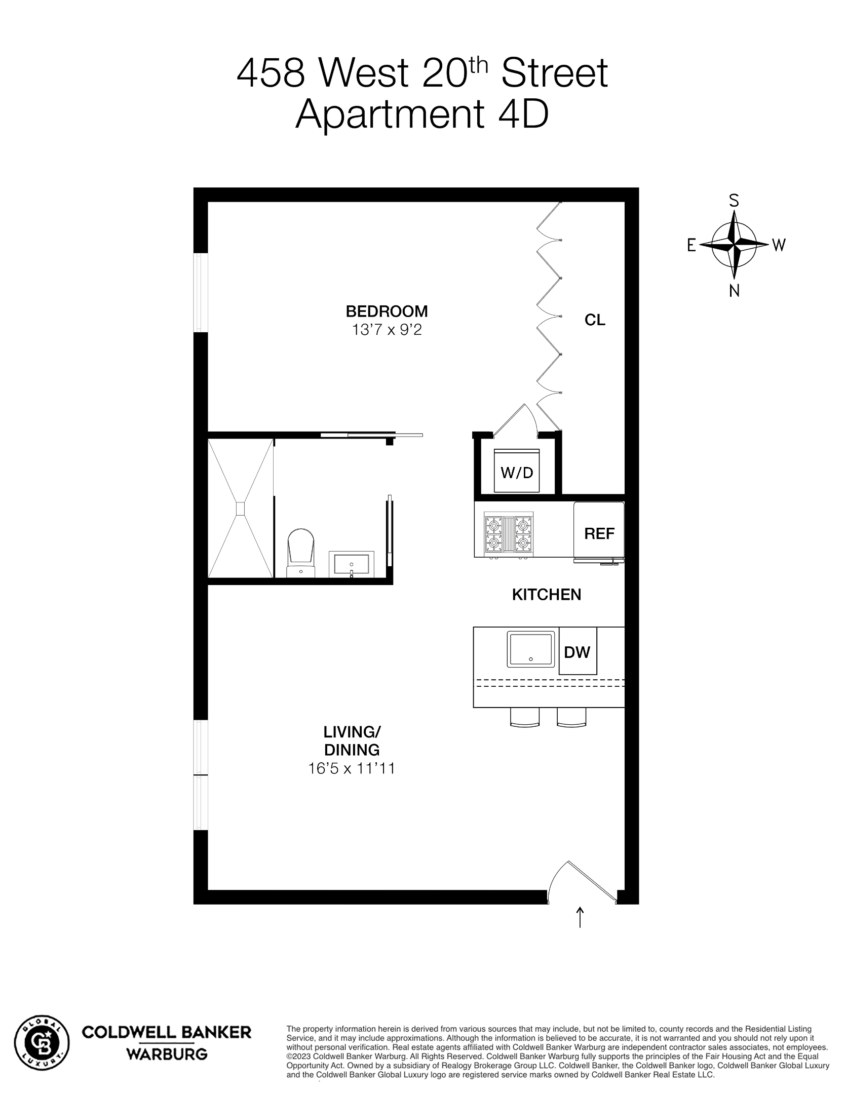 458 W 20TH Street 4D