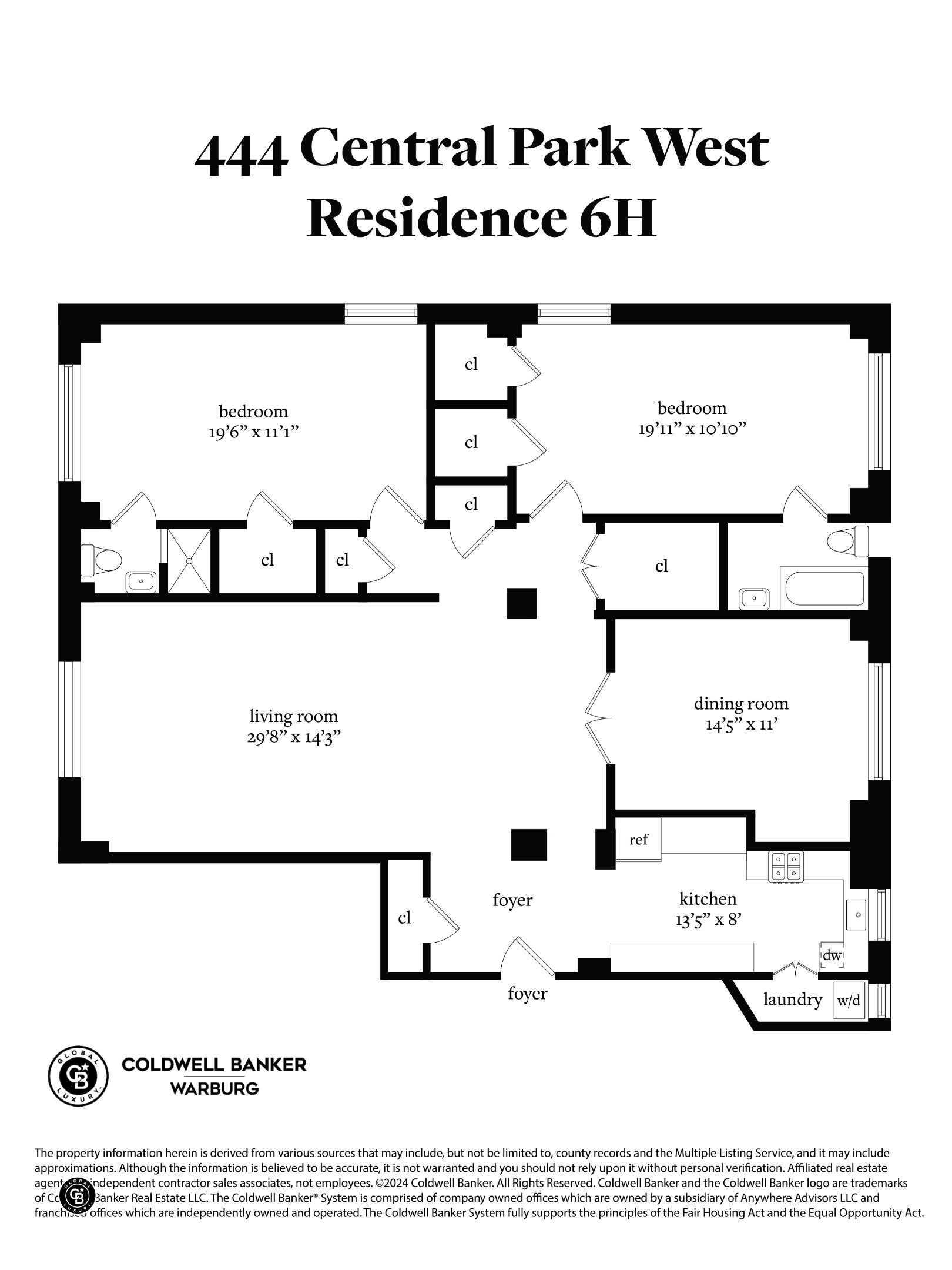 444 CENTRAL Park W 6H