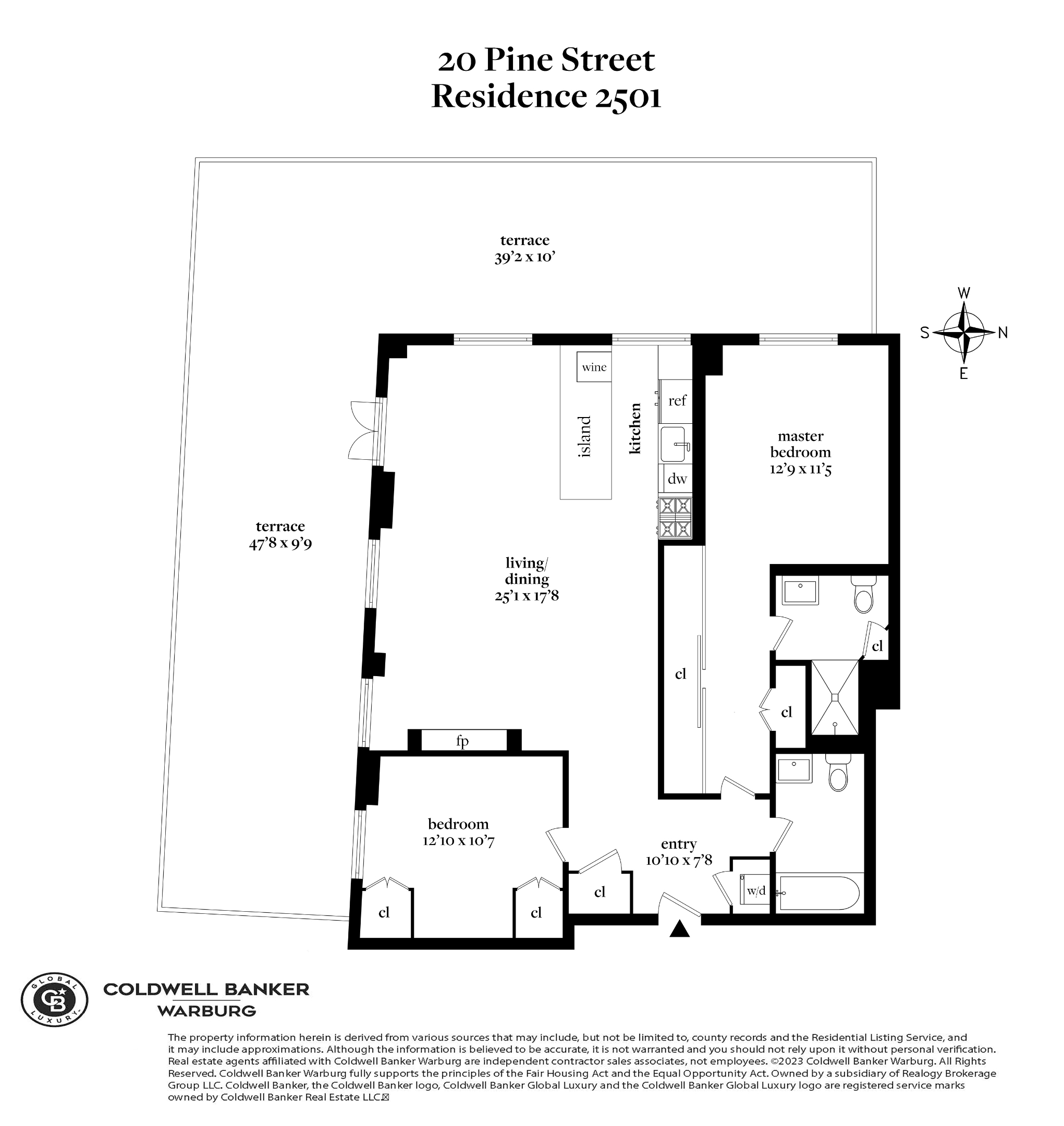 20 PINE Street PH2501