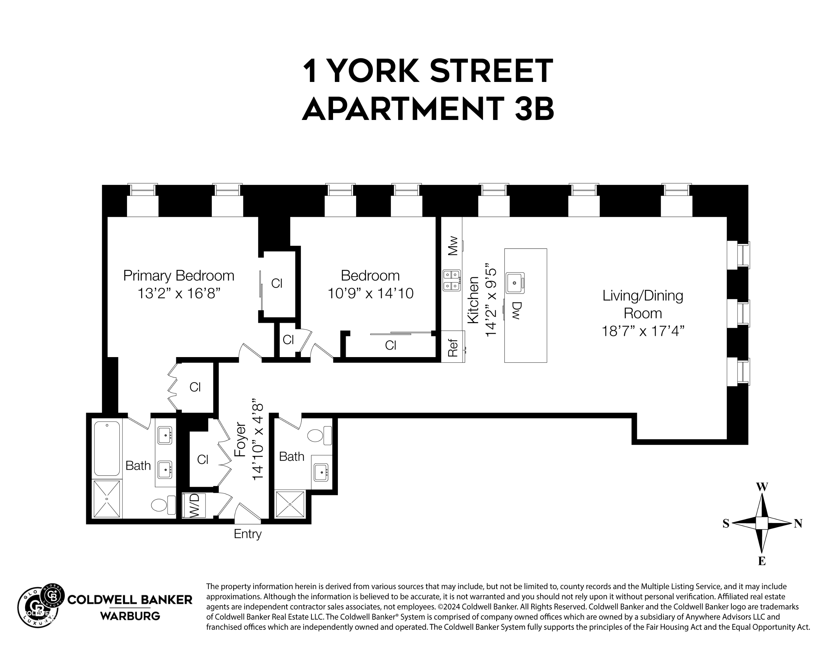 1 YORK Street 3B
