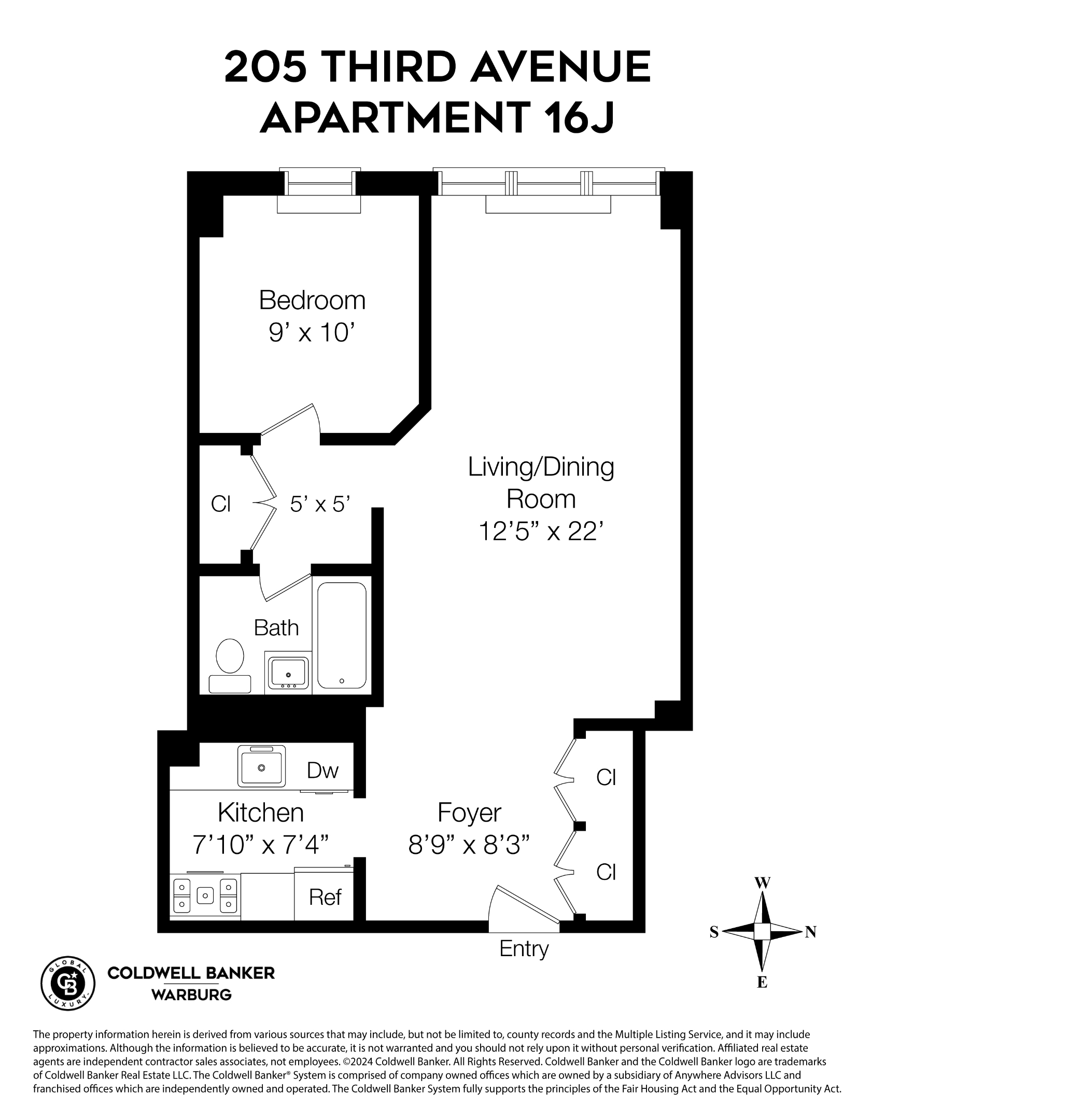 205 3RD Avenue 16J