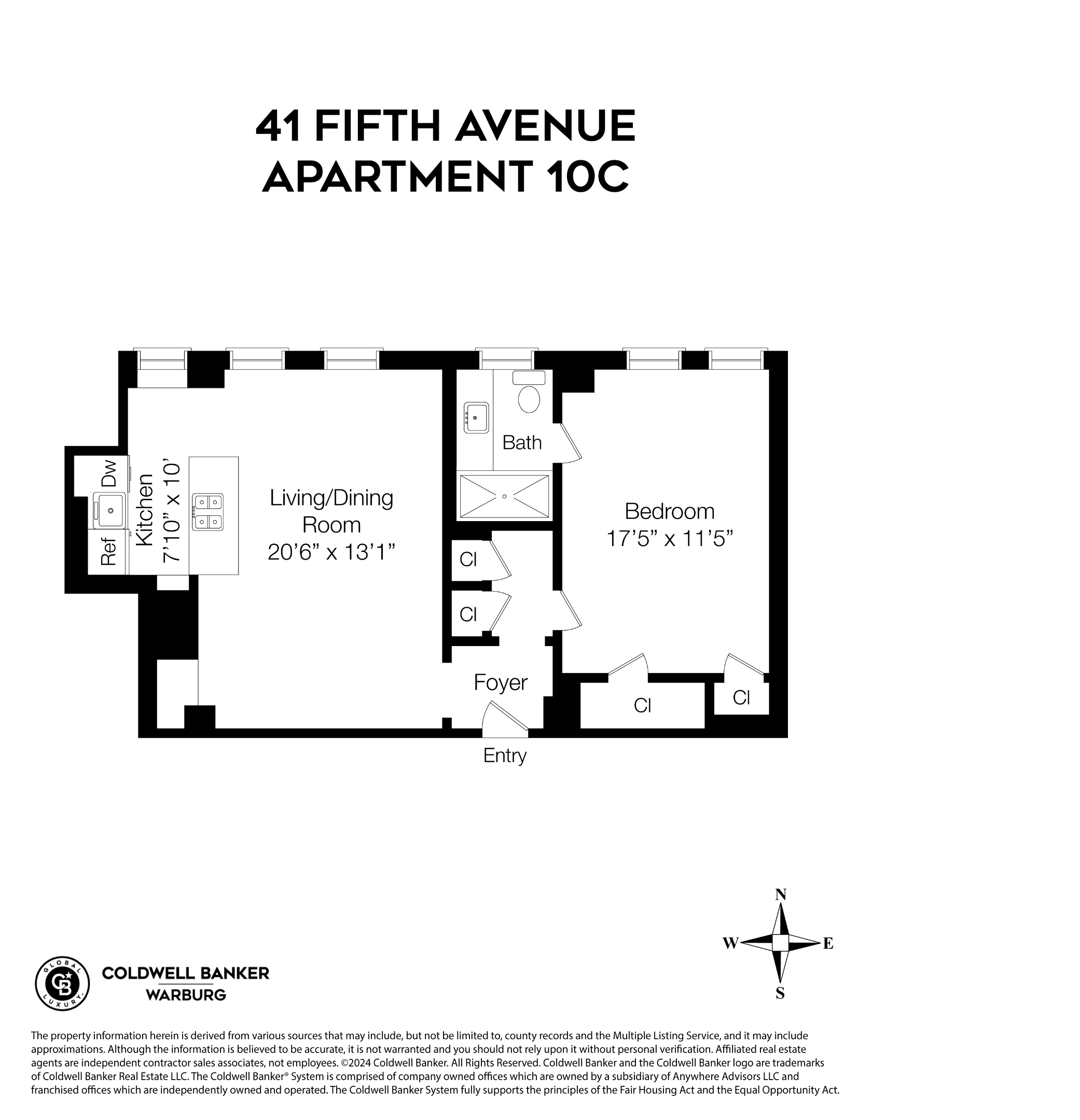 41 5TH Avenue 10C