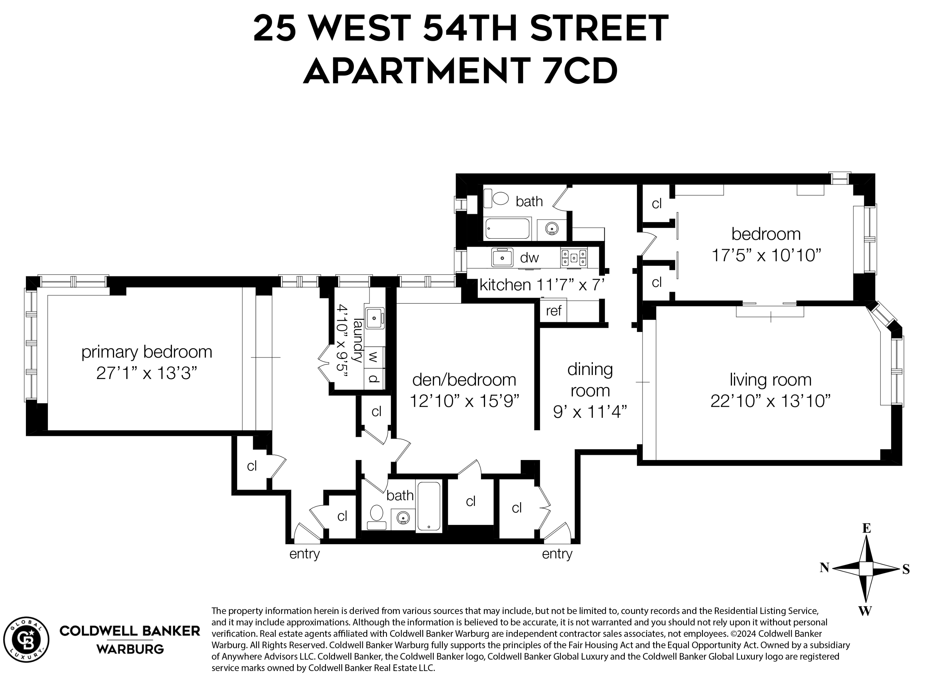 25 W 54TH Street 7CD