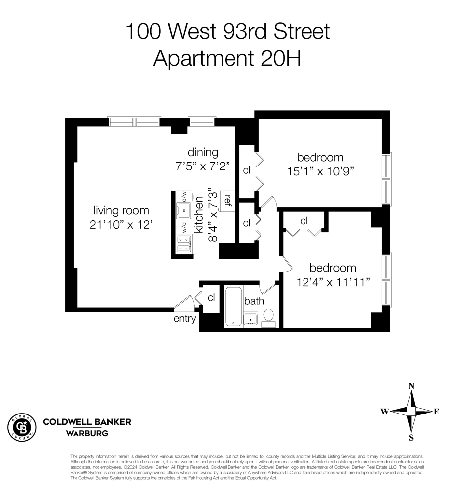 100 W 93RD Street 20H