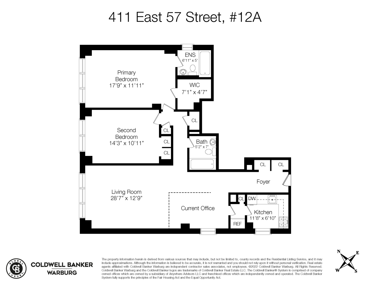 411 E 57TH Street 12A