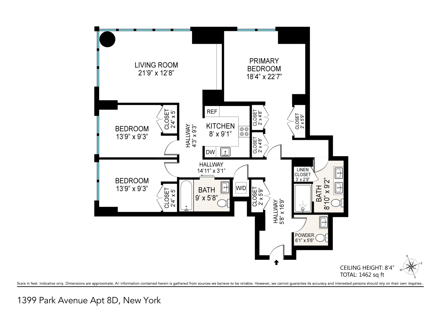 1399 PARK Avenue 8D