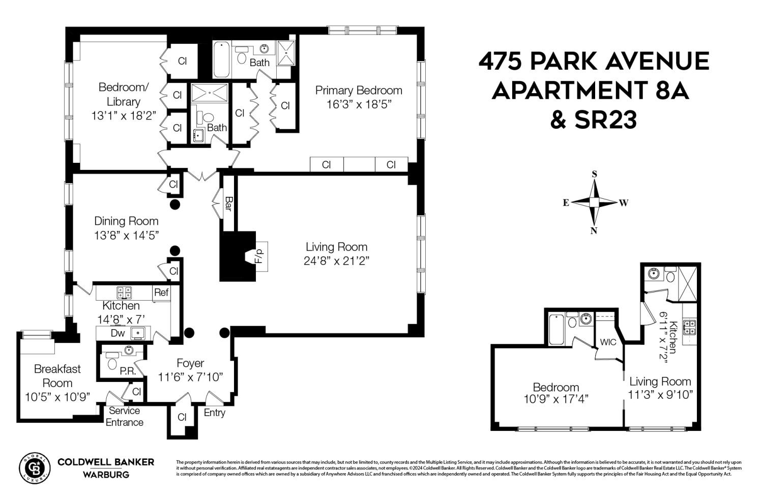 475 PARK Avenue 8A/SR23