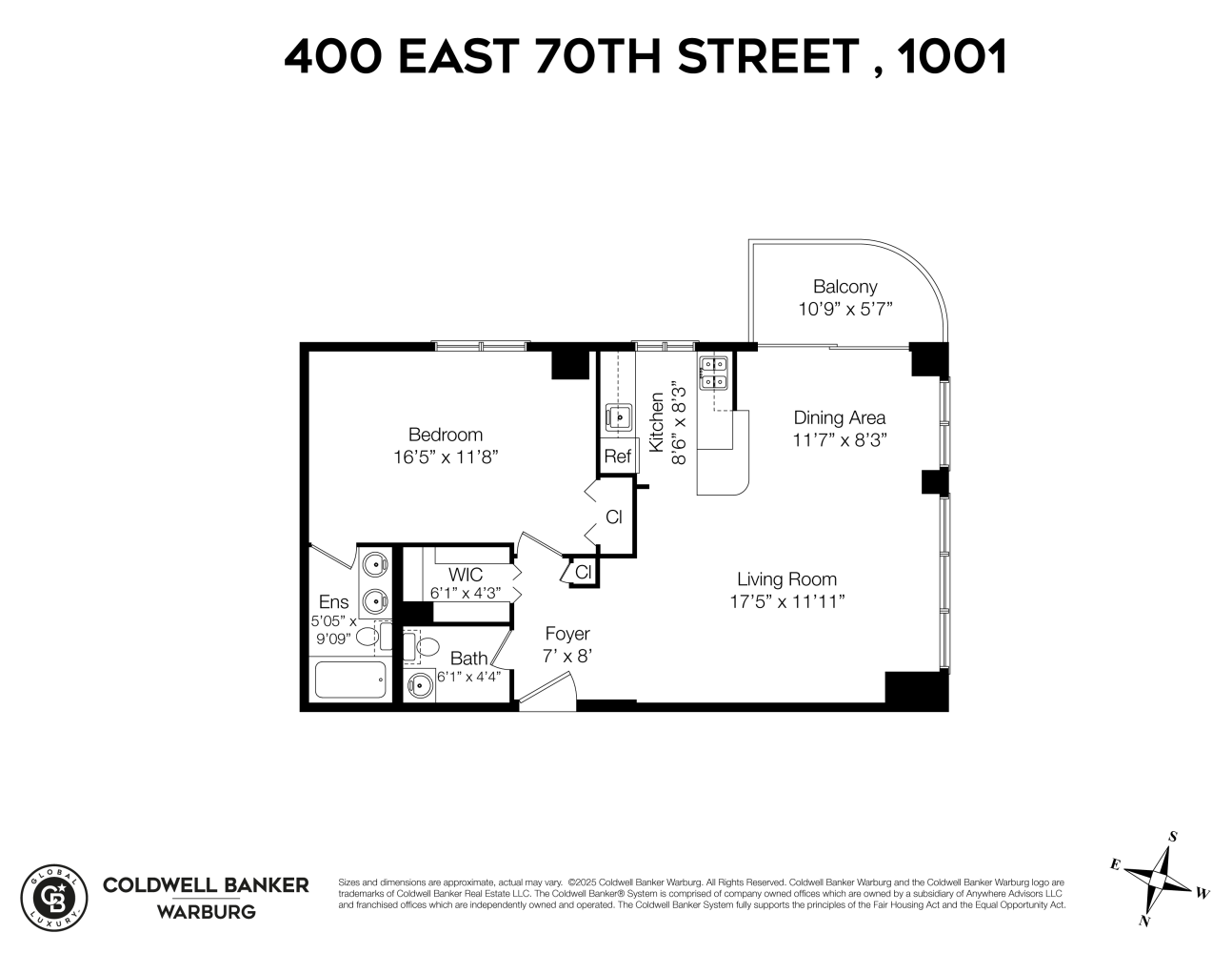400 E 70TH Street 1001