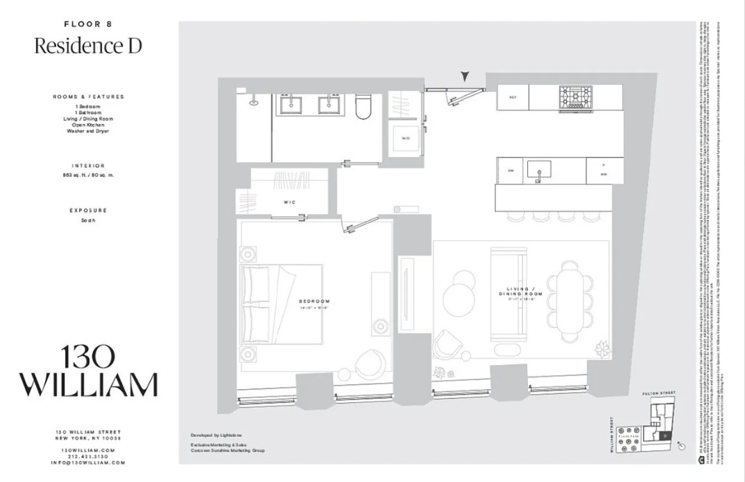 130 WILLIAM Street 10D