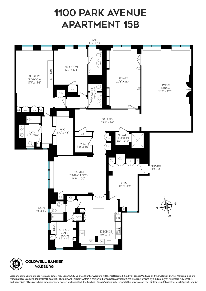 1100 PARK Avenue 15B