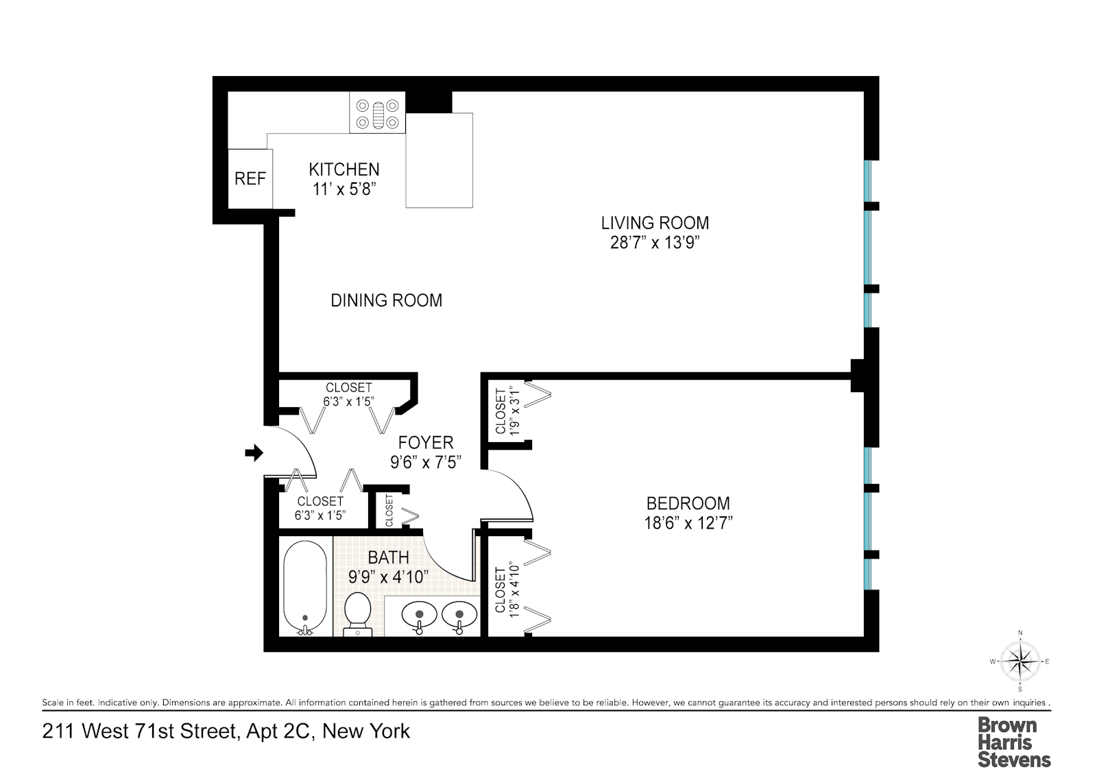 211 W 71ST Street 2C