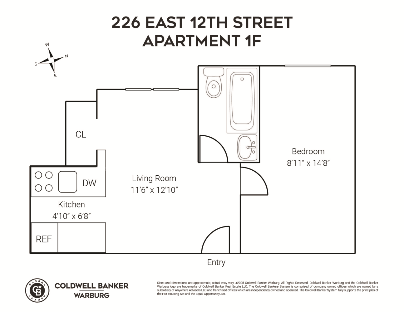 226 E 12TH Street 1F