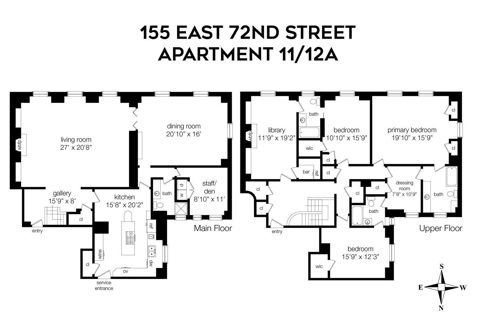155 E 72ND Street 11/12A