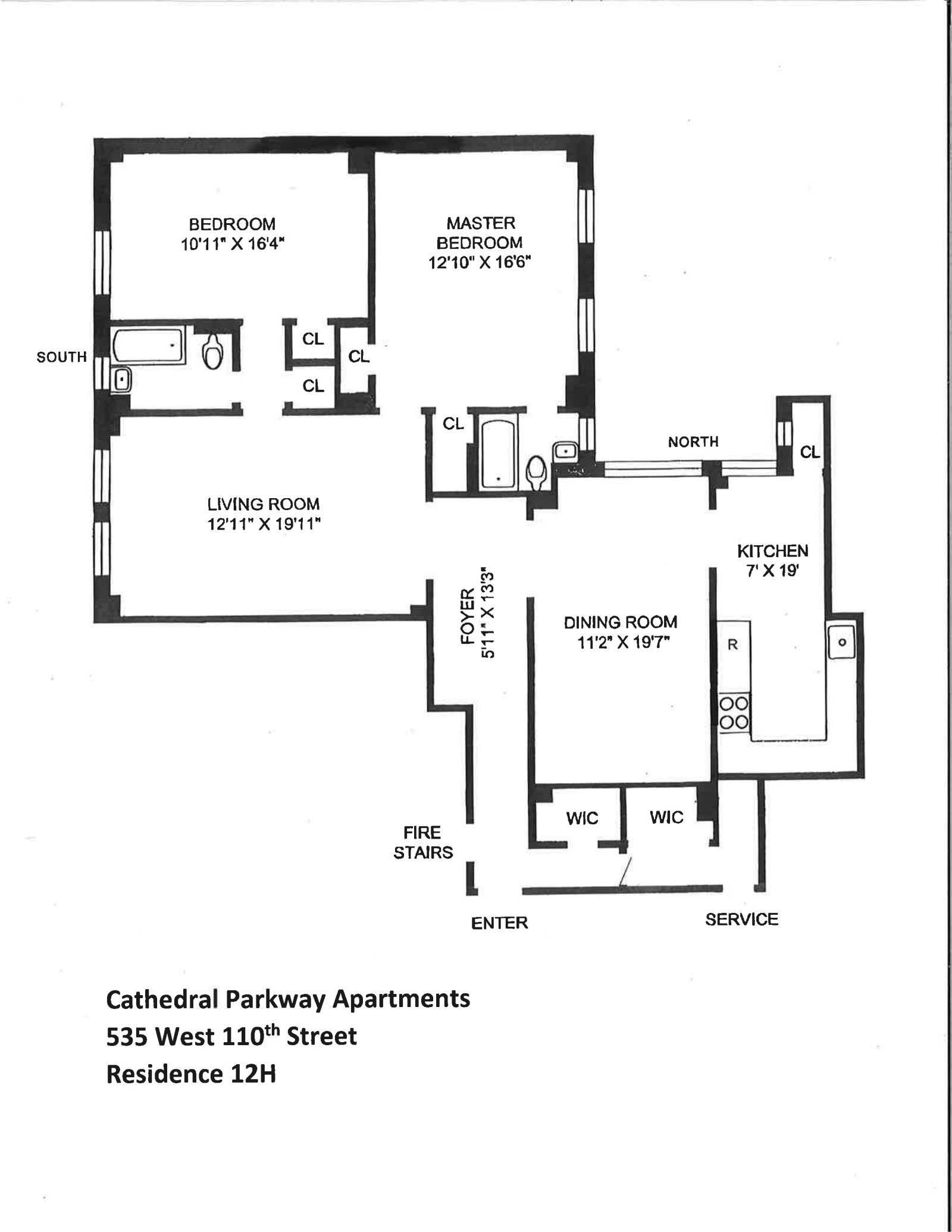 535 W 110TH Street 12H