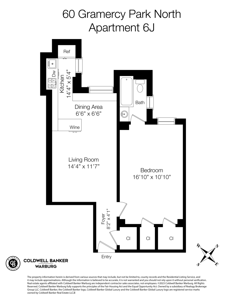 60 GRAMERCY Park N 6J