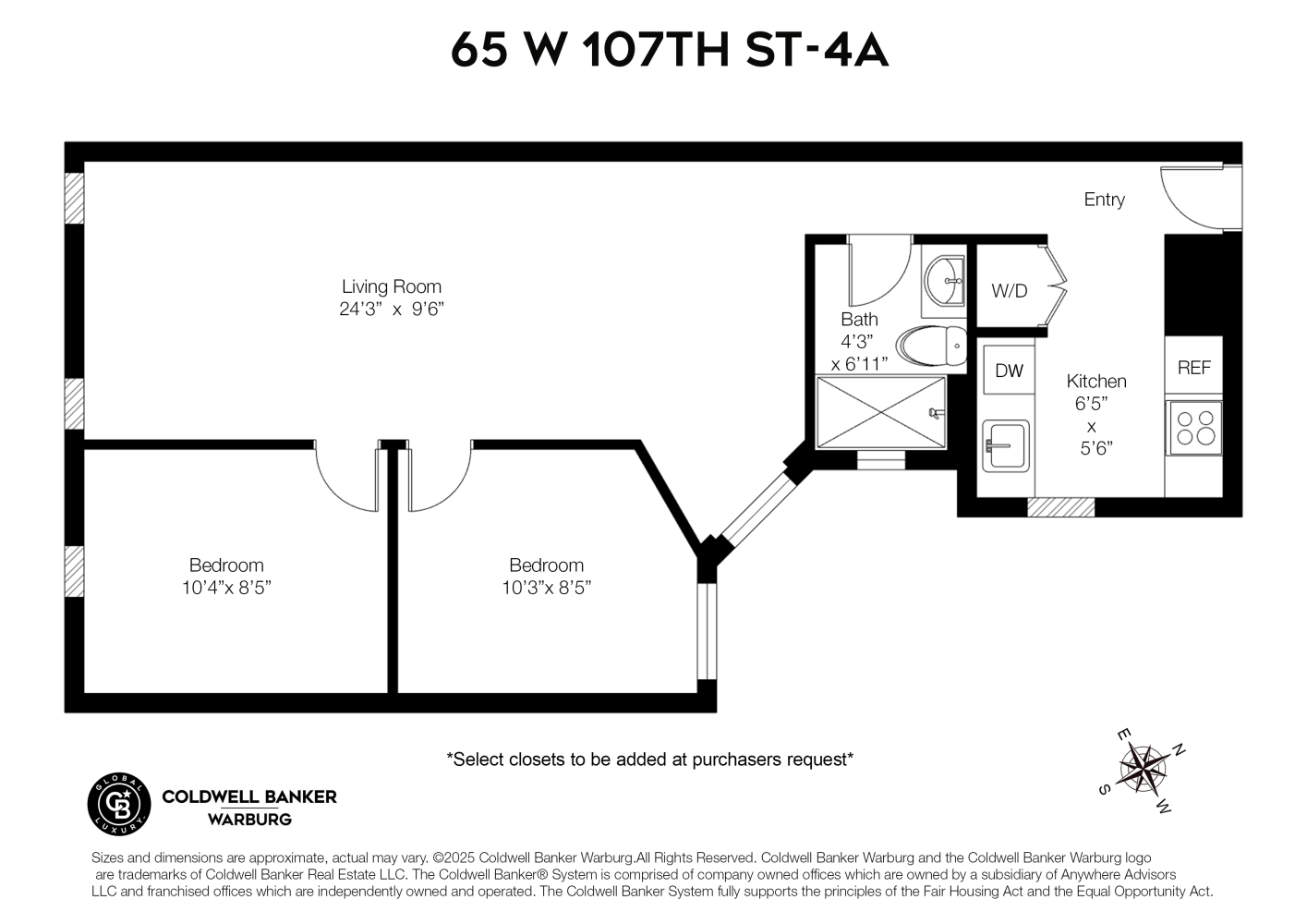 65 W 107TH Street 4A