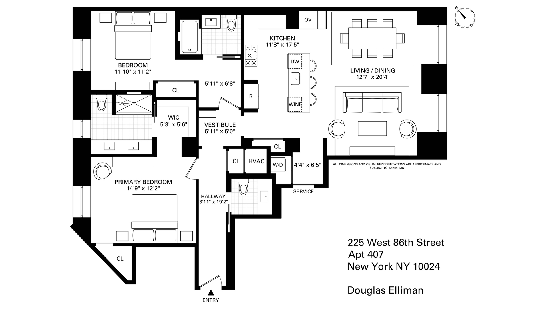 225 W 86TH Street 407