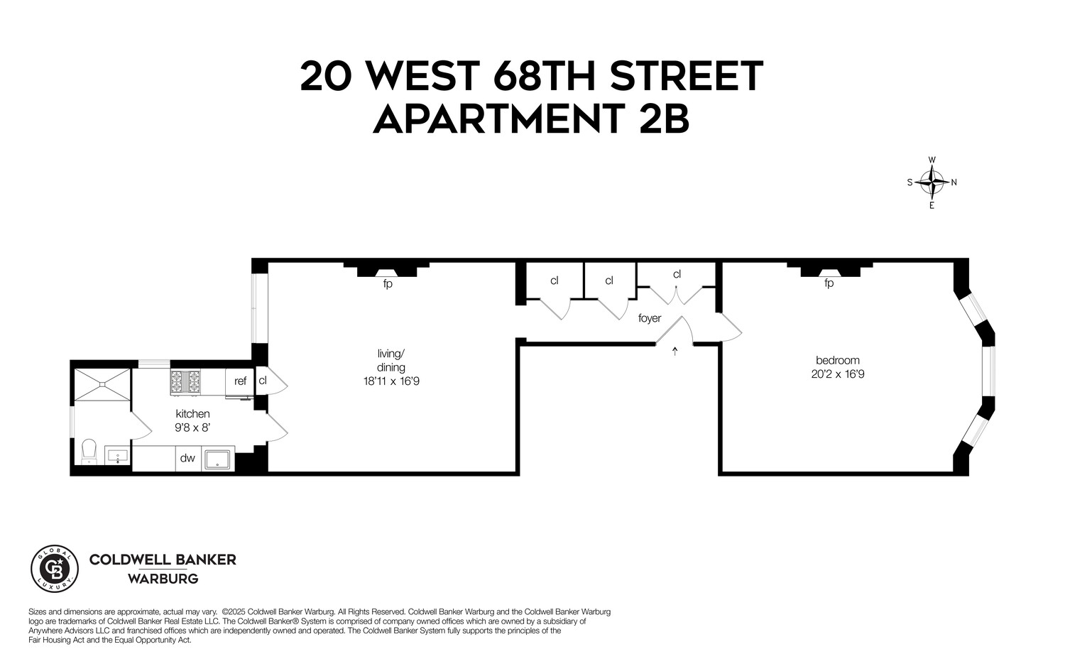 20 W 68TH Street 2B