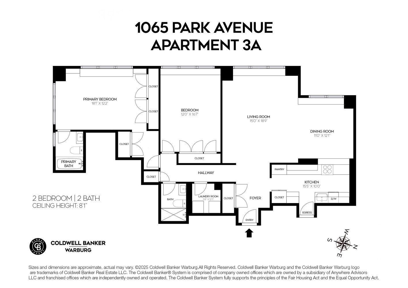 1065 PARK Avenue 3A