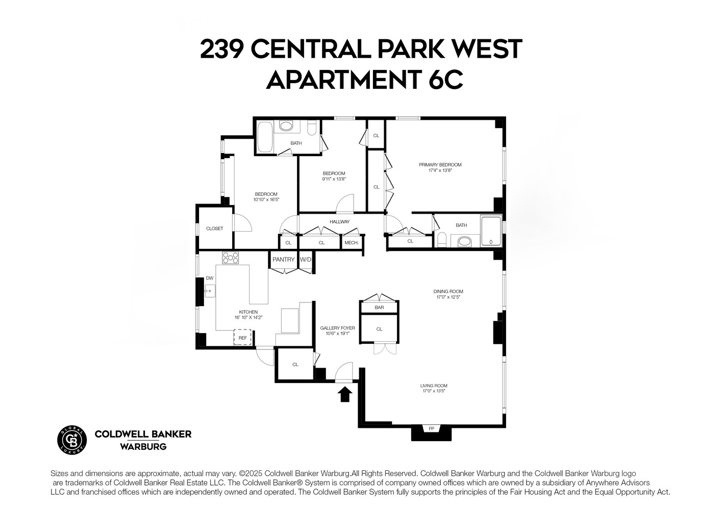 239 CENTRAL Park W 6C