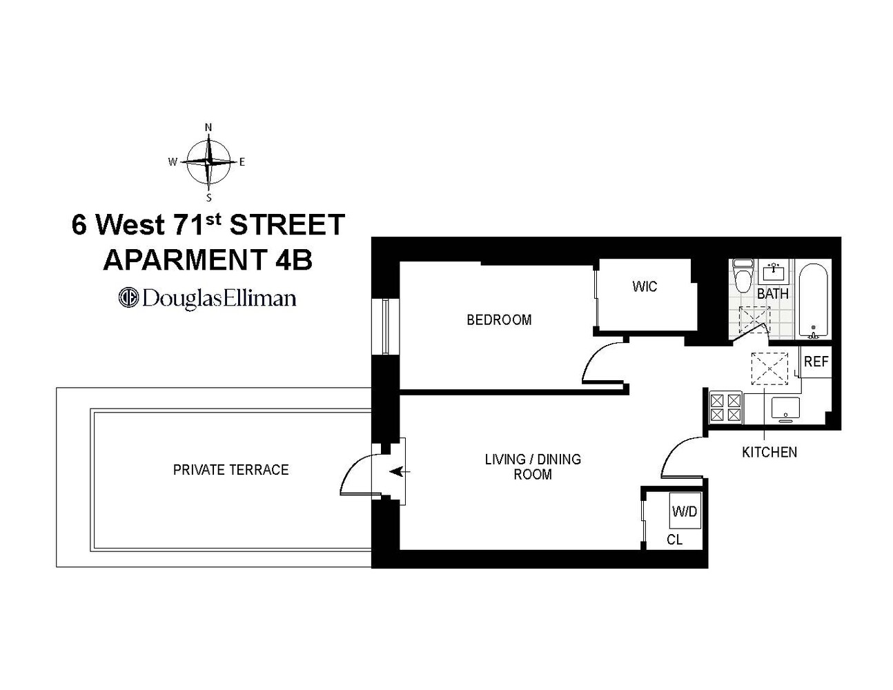 6 W 71ST Street 4B