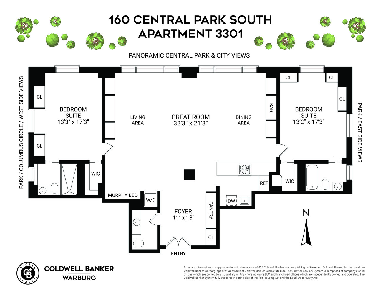 160 CENTRAL Park S 3301