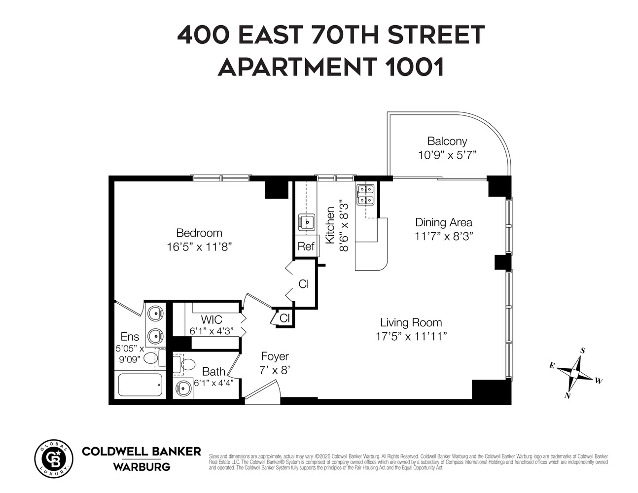 400 E 70TH Street 1001