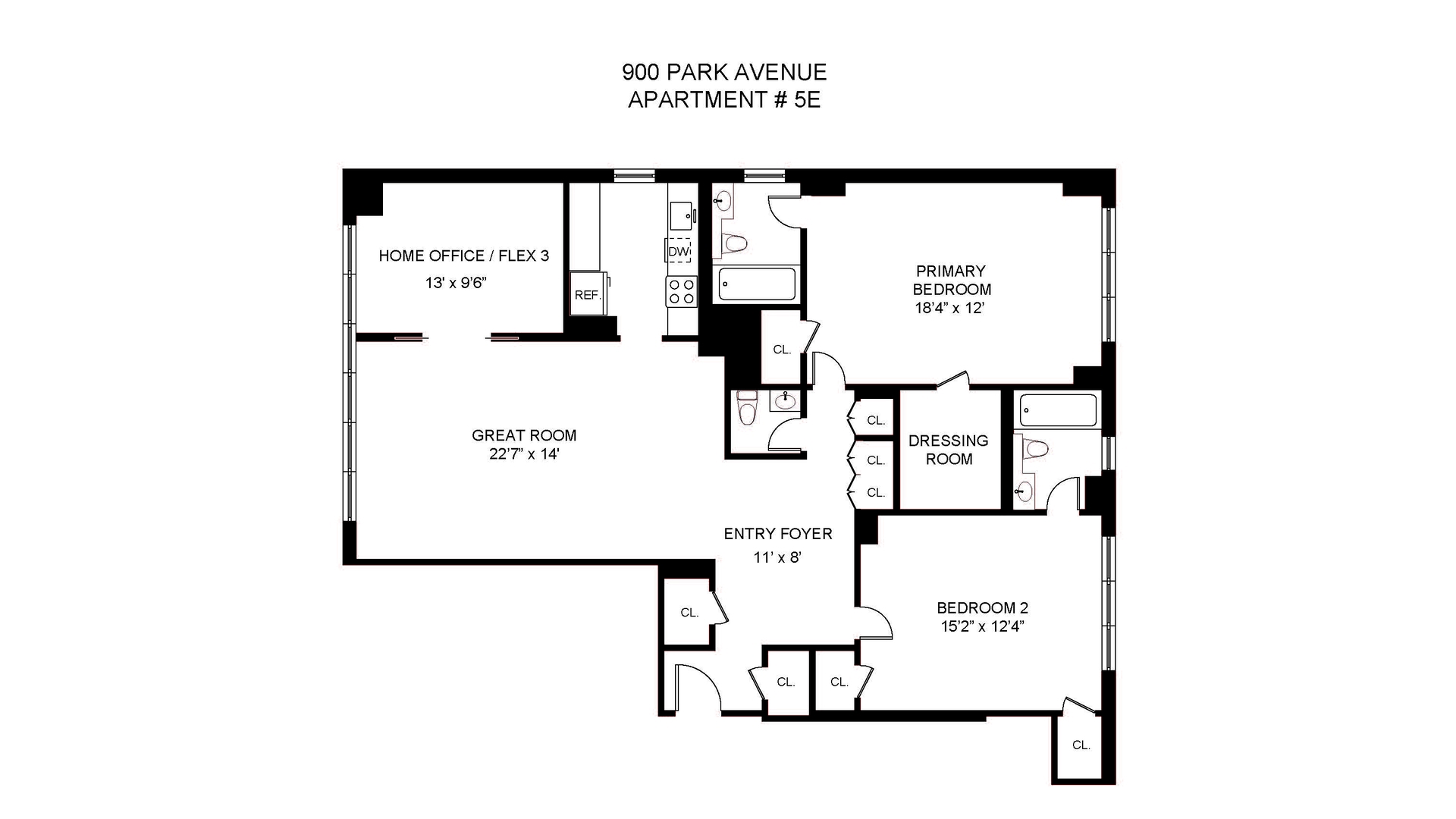 900 PARK Avenue 5E