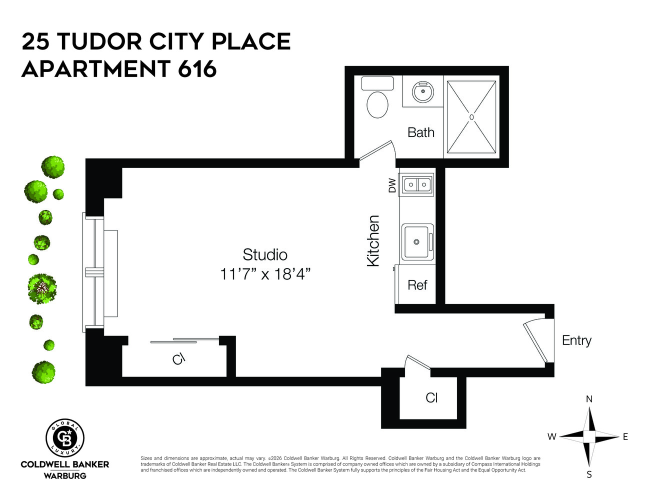 25 TUDOR CITY Place 616