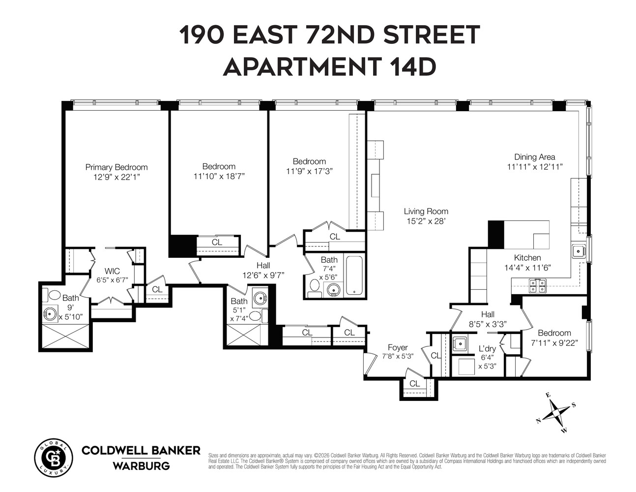 190 E 72ND Street 14D