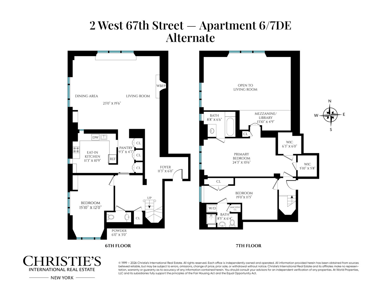 2 W 67TH Street 6/7DE