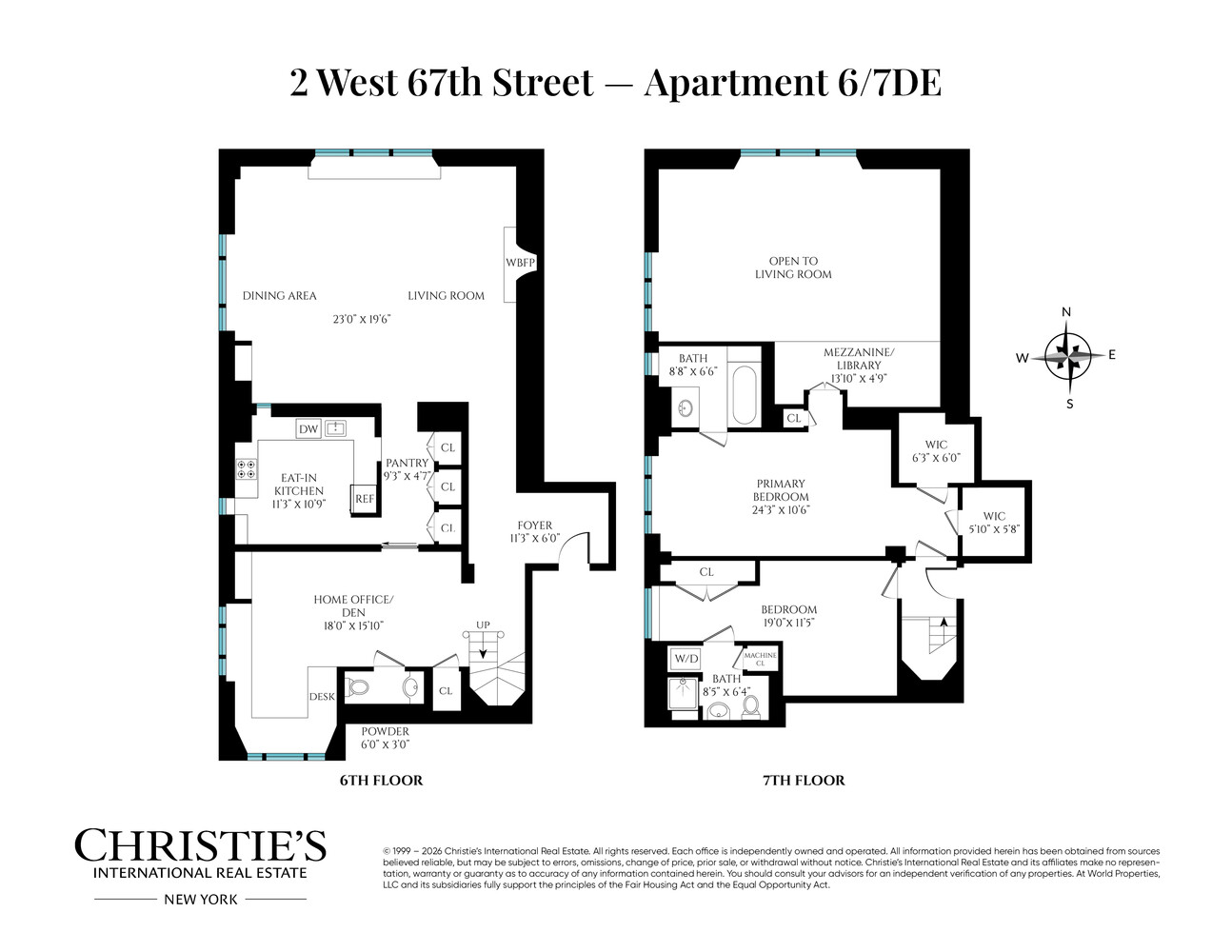 2 W 67TH Street 6/7DE