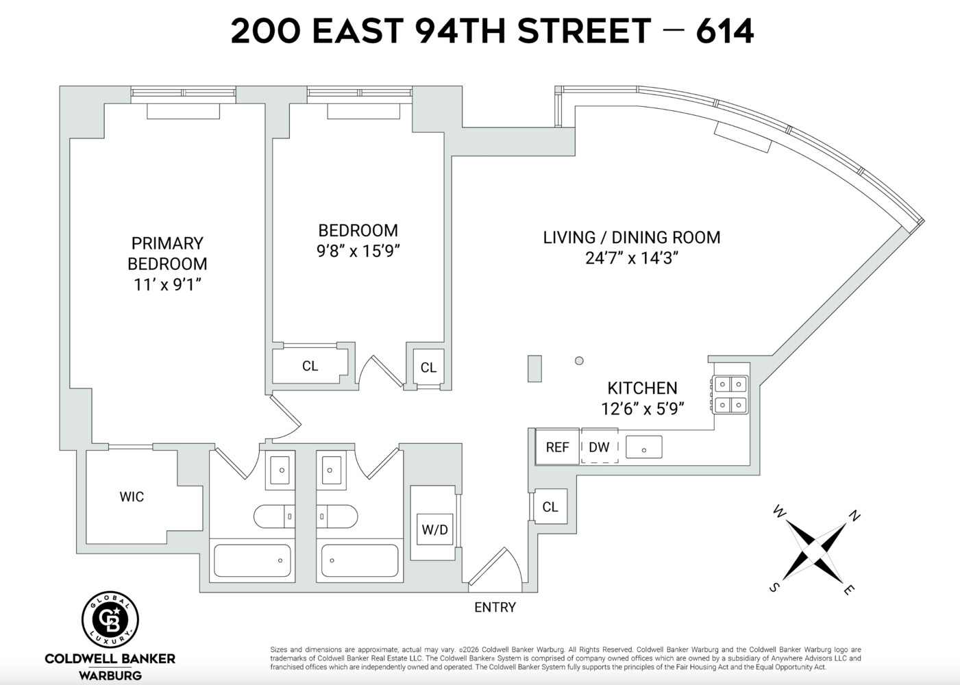 200 E 94TH Street 612