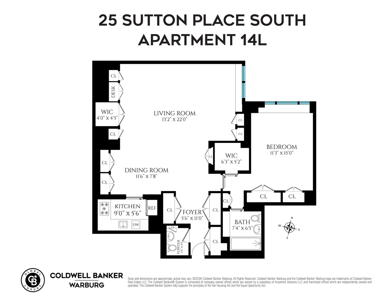 25 SUTTON Place S 14L