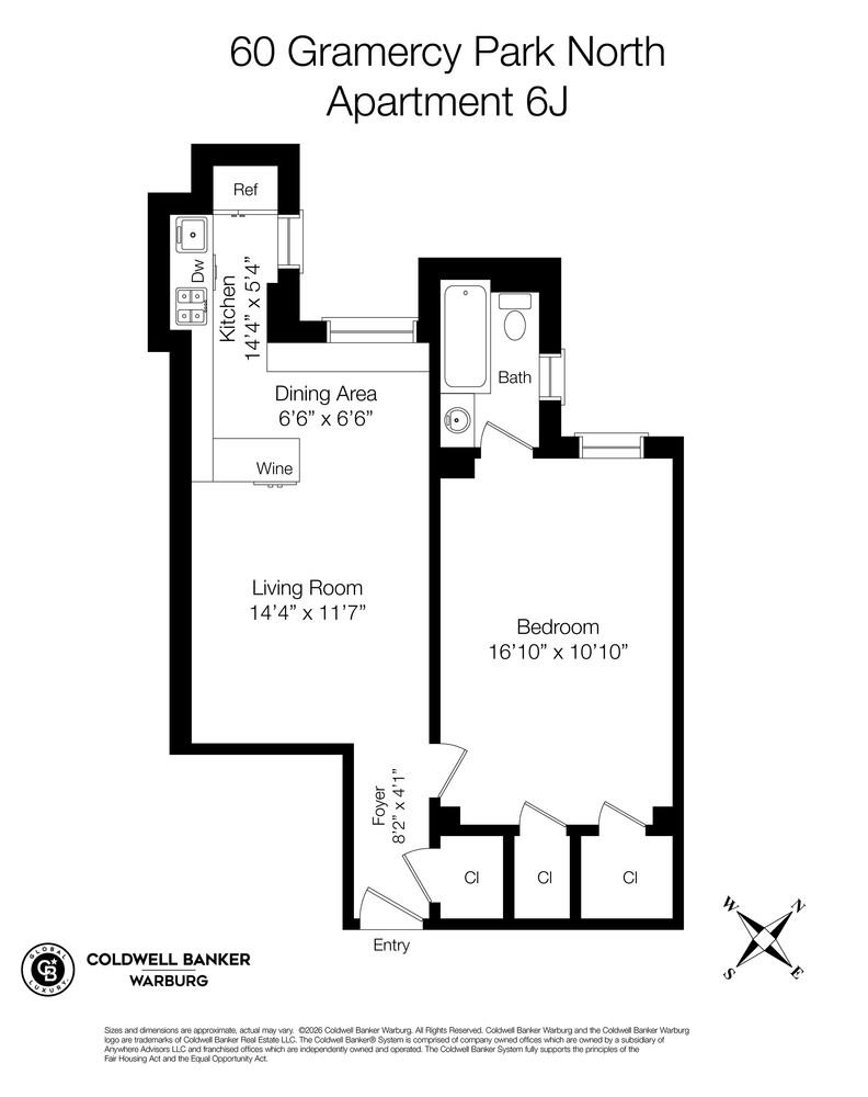 60 GRAMERCY Park N 6J