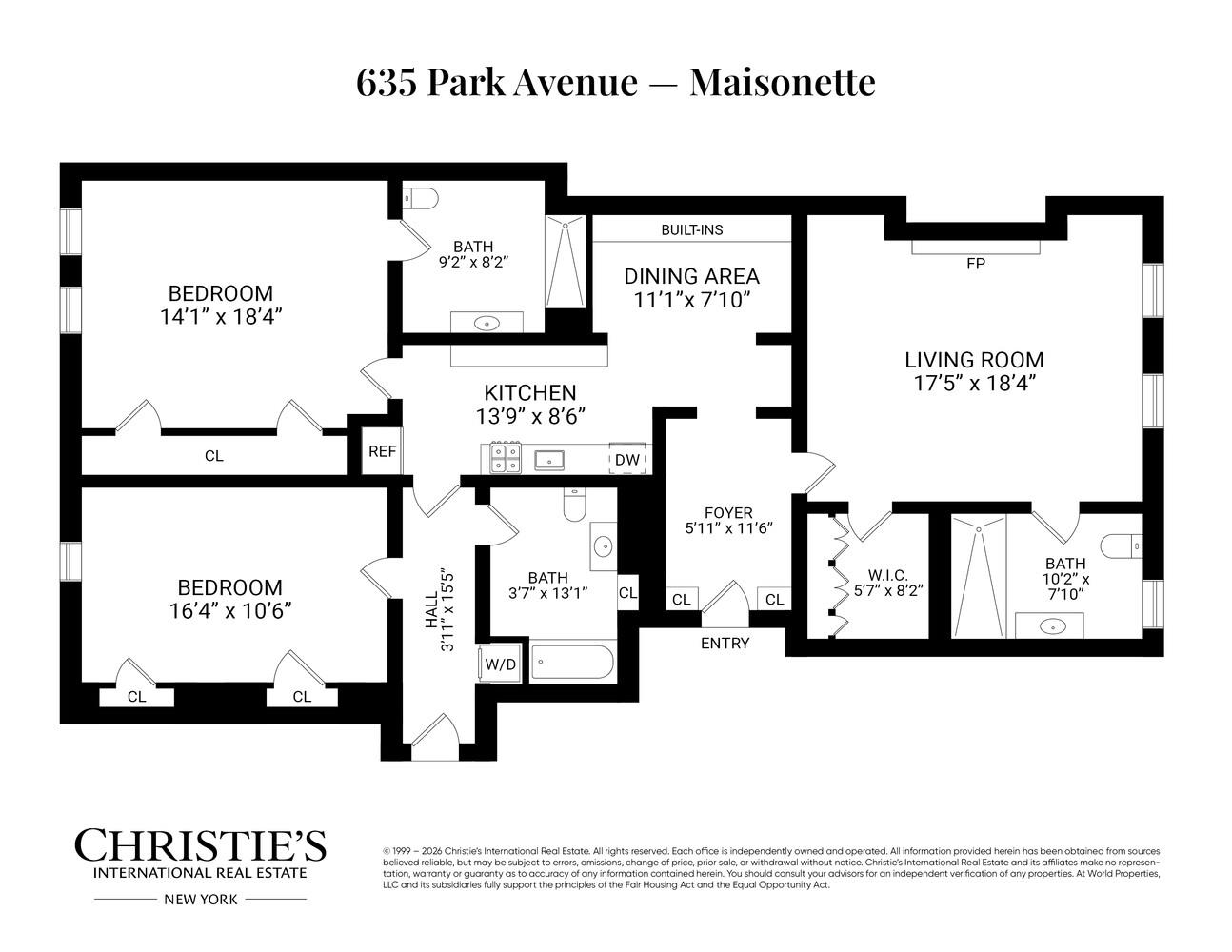 635 PARK Avenue MAISONETTE
