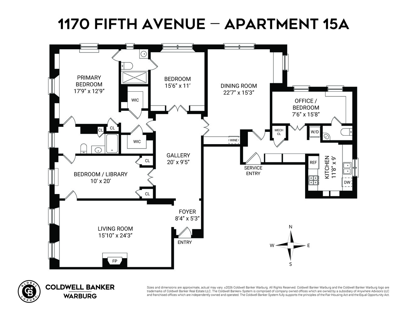 1170 5TH Avenue 15A