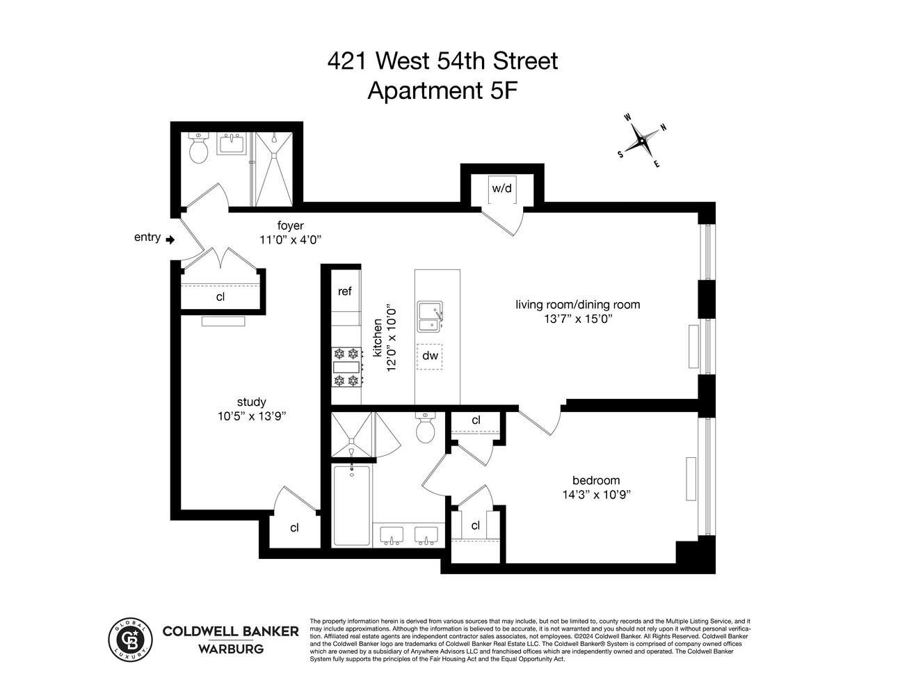 421 W 54TH Street 5F