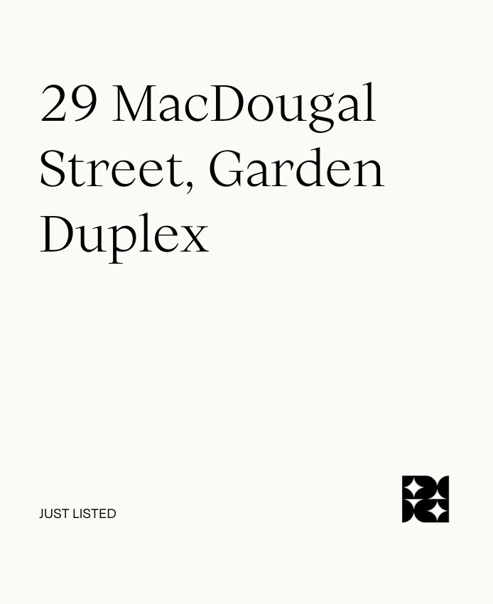 29 MACDOUGAL Street