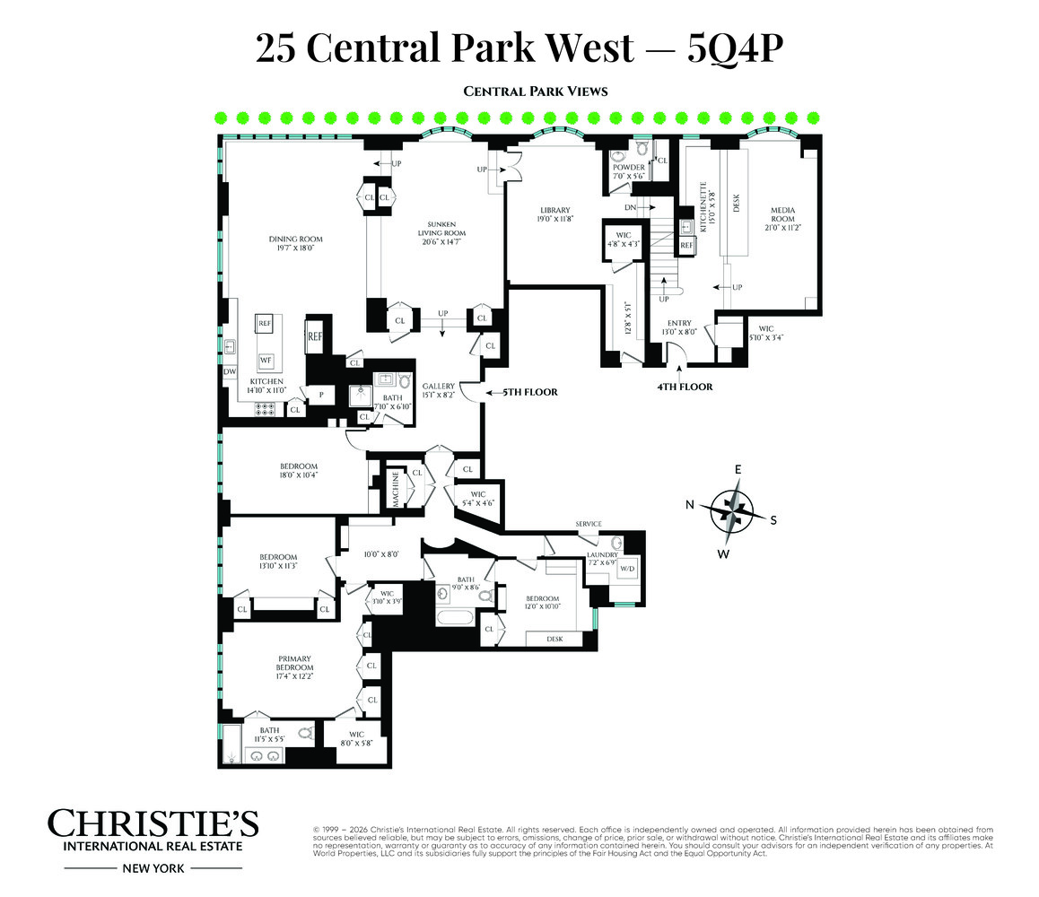 25 CENTRAL Park W 5Q/4P