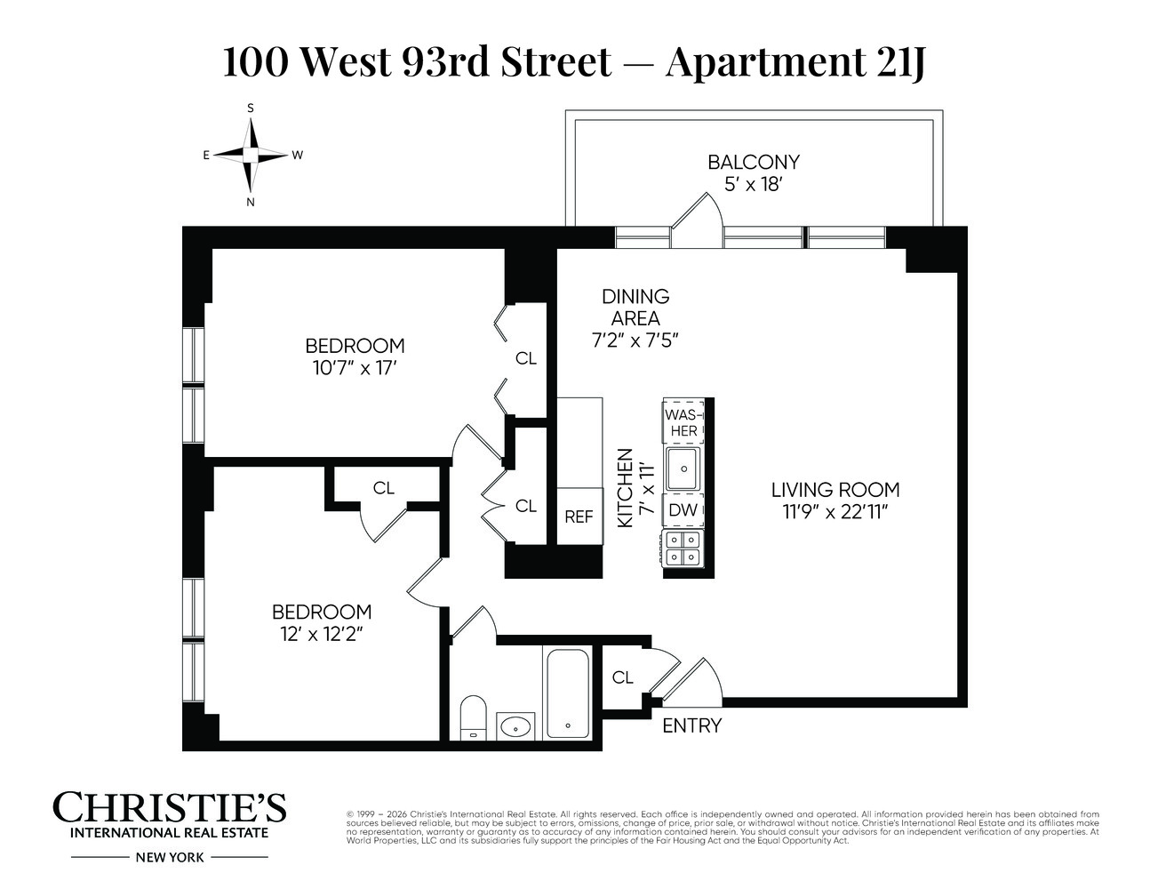 100 W 93RD Street 21J