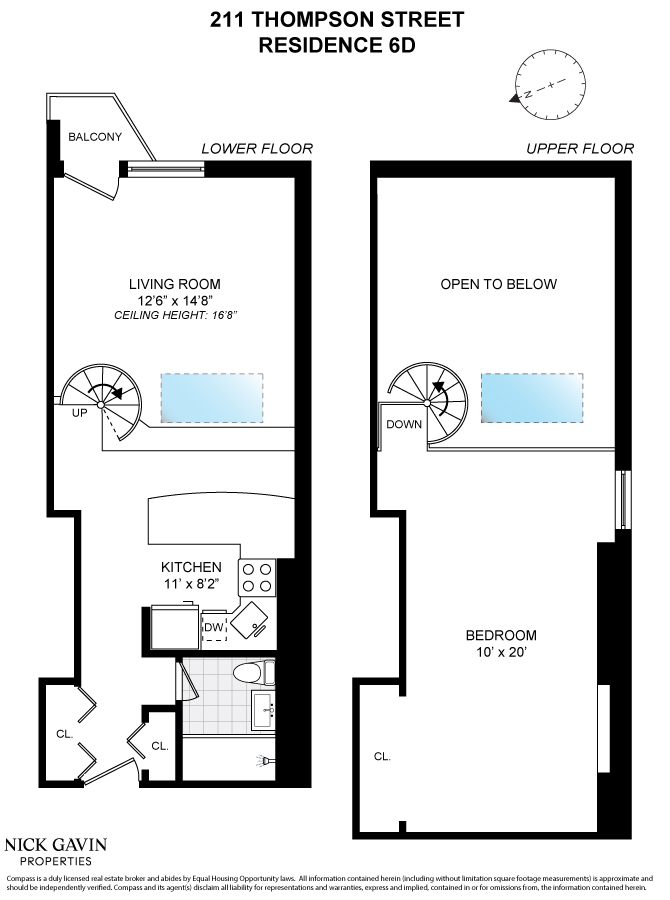211 Thompson Street PH6D